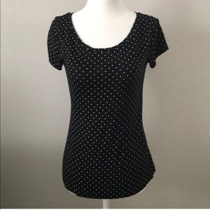 Banana Republic black and white Polka dot